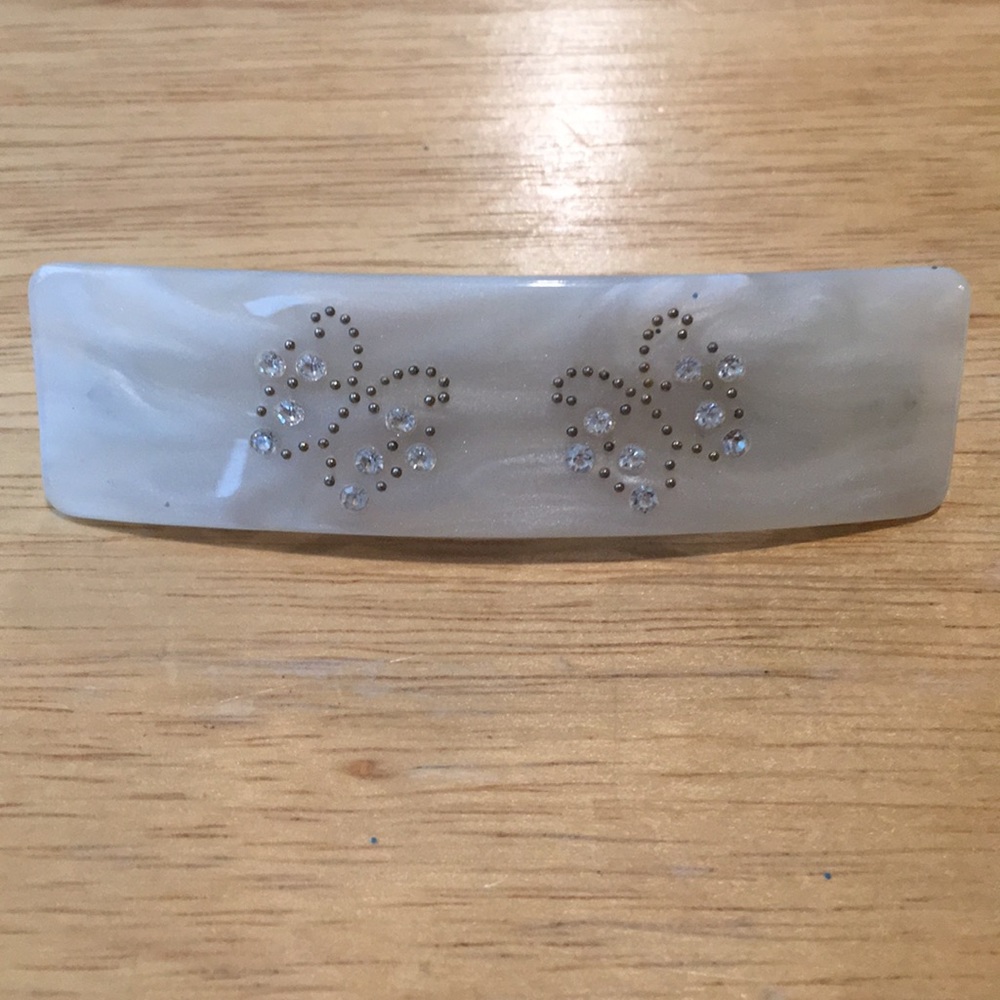 Pearlescent Butterfly Barrette